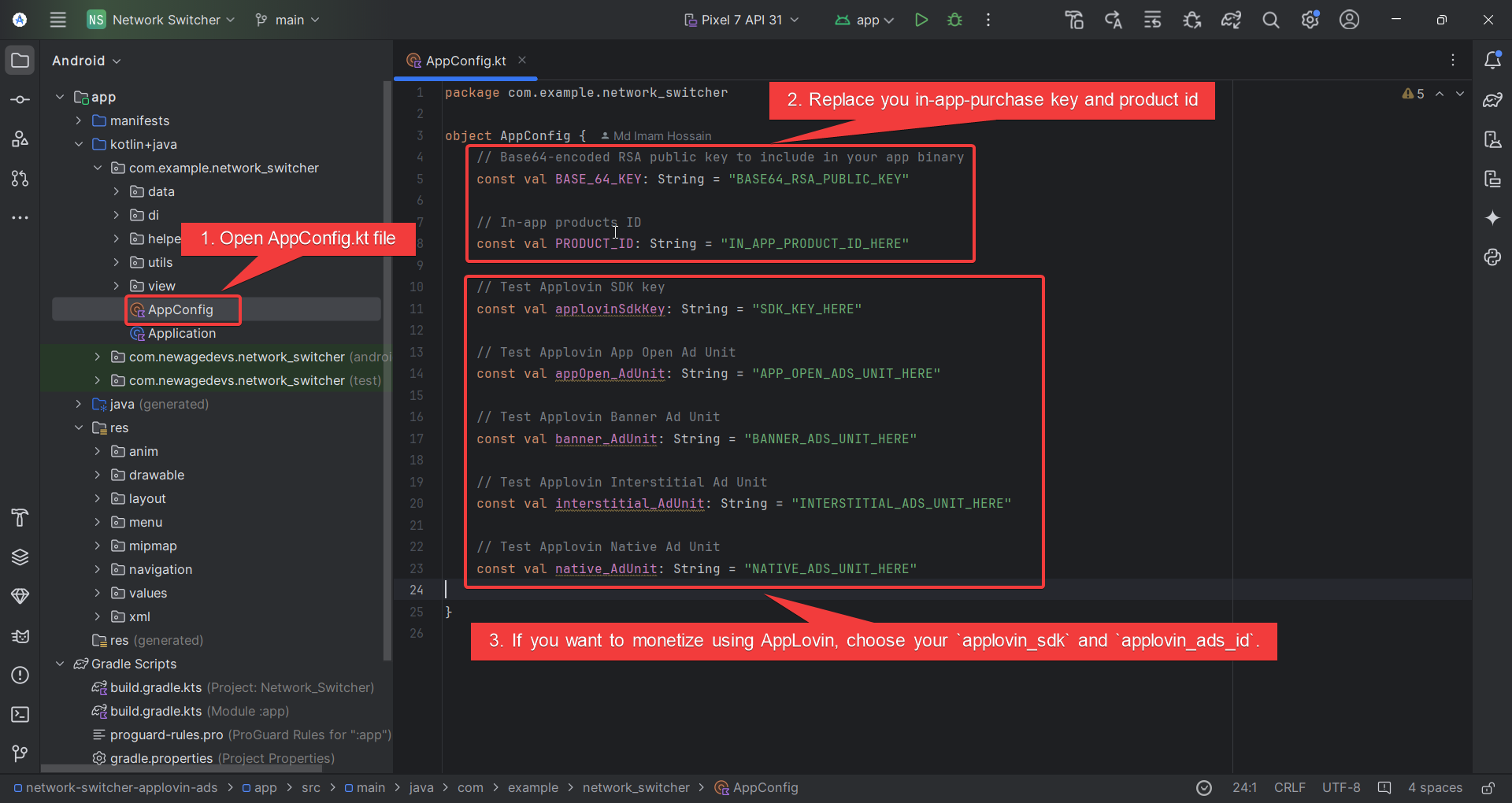 Config Applovin